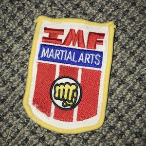 Vintage IMF Martial Arts  Patch 3.25" X 2.25"
